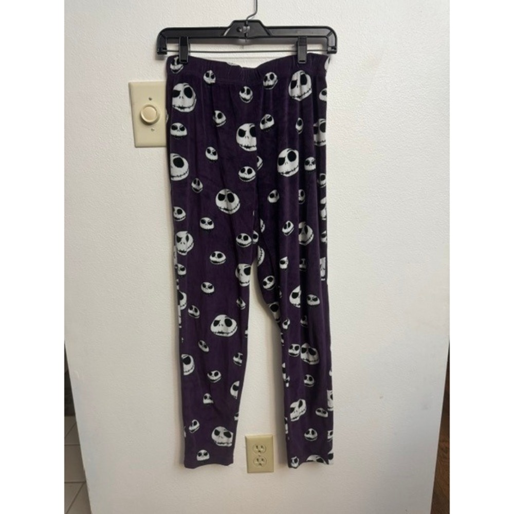 Disney Nightmare Before Christmas Jack Skellington Pajama Pants Purple Small S